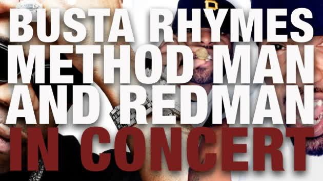 Busta RHYMES Method Man and Redman in concert